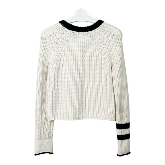 Rag & Bone Greer Cotton Blend Crew Neck Pullover Sweater - Picture 3 of 9